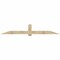 Ekena Millwork Eugene Rough Sawn Timber Gable Bracket, Douglas Fir, 108"W x 18"H x 6"D x 6"F, 4/12 Pitch GBW108X18X0606EUG00RDF - alternate 1